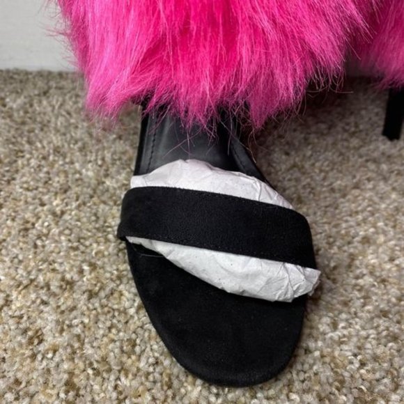 Cape Robbin June-45 Faux Fur Heeled Boot NWOT Size 10 - Picture 3 of 3